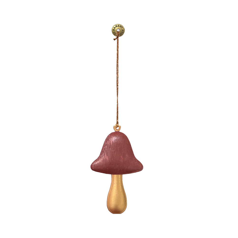 Christmas Ornaments - Mushroom Metal Metal Double Sided Crafts - miniature metal Christmas ornament in metal