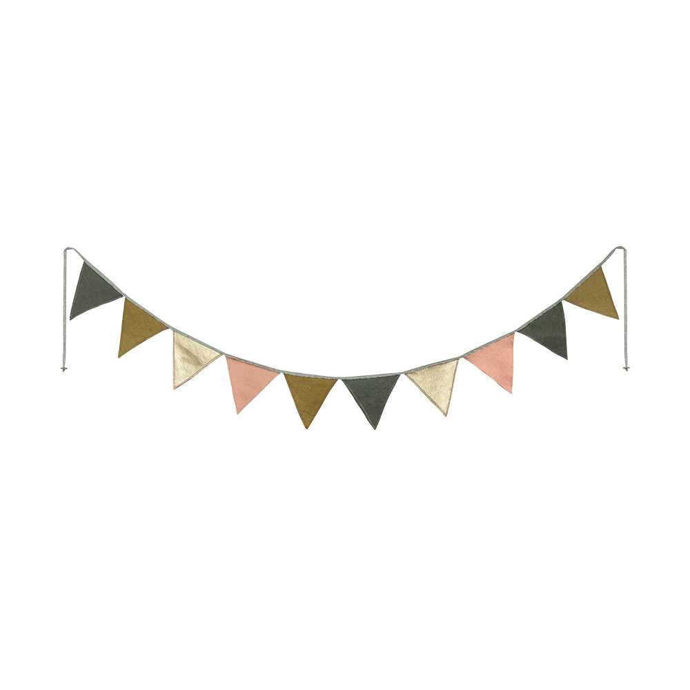 Triangular Flag Dollhouse Decoration Miniature Accessory - miniature dollhouse miniature in fabric
