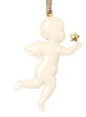 Christmas Ornaments - Angel Set 3 Pcs Metal Double Sided Crafts - miniature metal Christmas ornament in metal, view 3