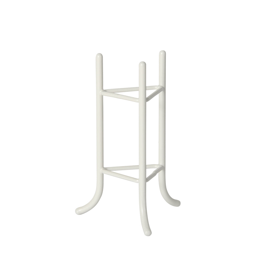 Flower Rack Dollhouse -White 1/12 Scale Dollhouse Miniature - 1:12 scale dollhouse miniature in metal