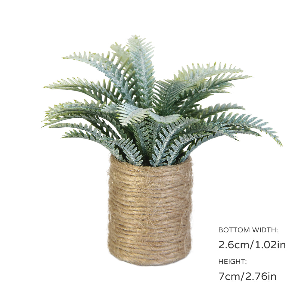 Mini Plant Dollhouse -Cycas 1/6 Scale Dollhouse Miniature - 1:6 scale dollhouse miniature in premium materials, view 2