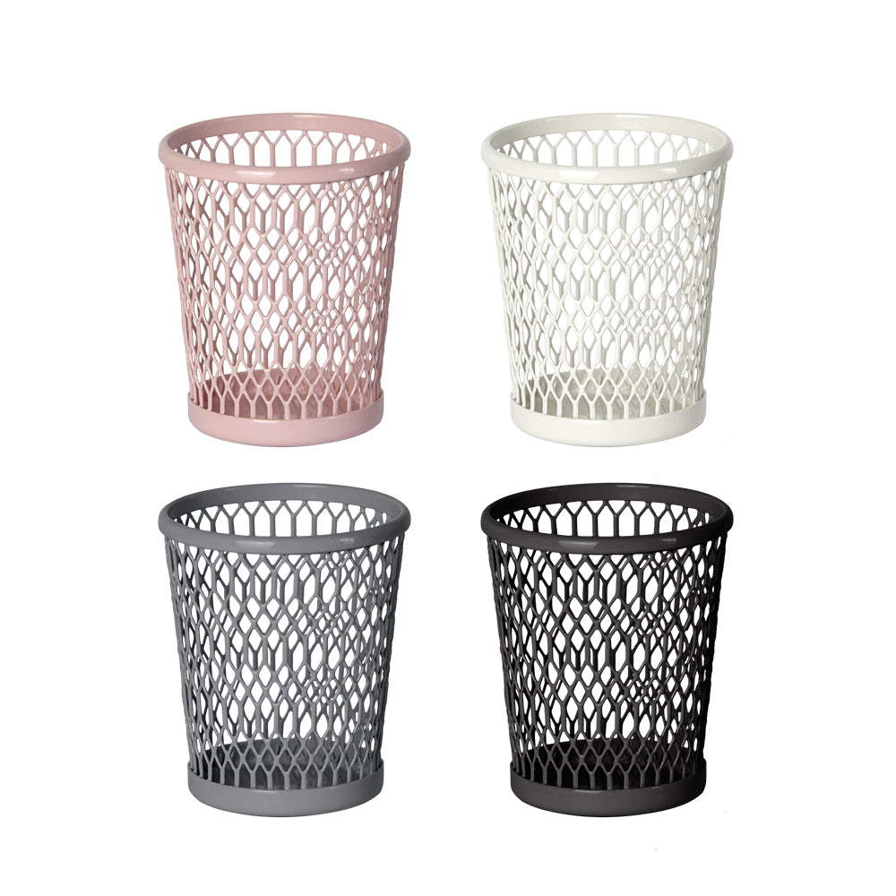 Miniature Wastepaper Basket Dollhouse - Large 1/6 Scale Dollhouse Miniature - 1:6 & 1:12 scale dollhouse miniature in metal