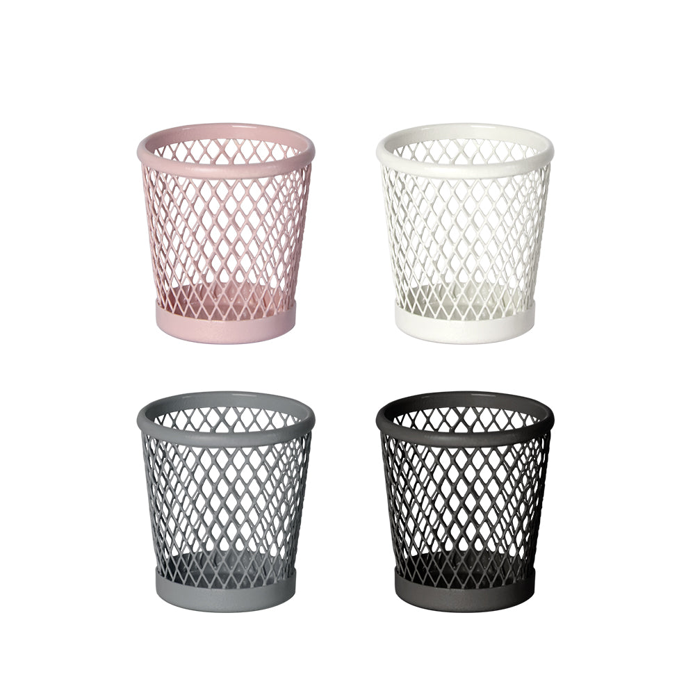 Miniature Wastepaper Basket Dollhouse - Small 1/12 Scale Dollhouse Miniature - 1:12 scale dollhouse miniature in metal