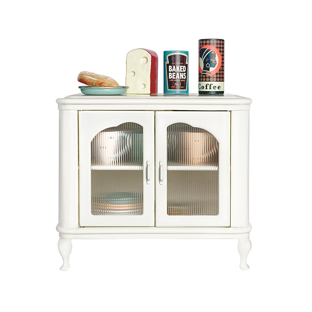 Cupboard Set Dollhouse-1/6 Scale Dollhouse Miniature - 1:6 scale miniature table and chair set in metal, polyresin
