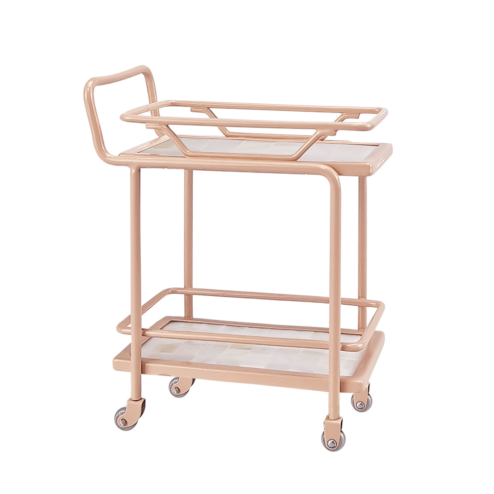 Sweet Trolley Dollhouse -Pink 1/6 Scale Dollhouse Miniature - 1:6 scale miniature trolley in metal