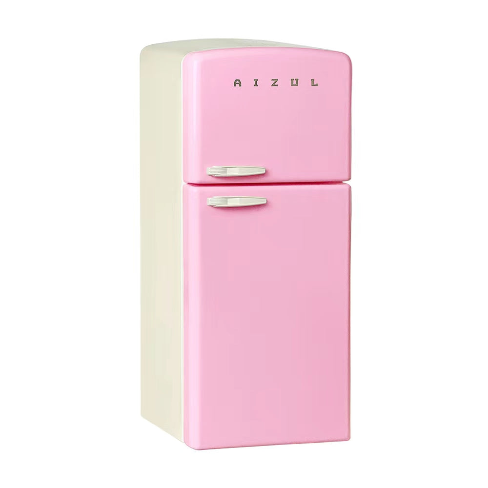 Refrigerator Dollhouse - Barbie Pink&White 1/6 Scale Dollhouse Miniature - 1:6 scale miniature refrigerator in metal