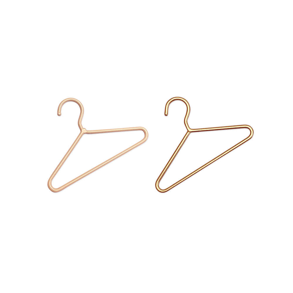 Small Hangers Dollhouse - 1:12 Scale Dollhouse Miniature - 1:12 scale miniature clothes rack in metal