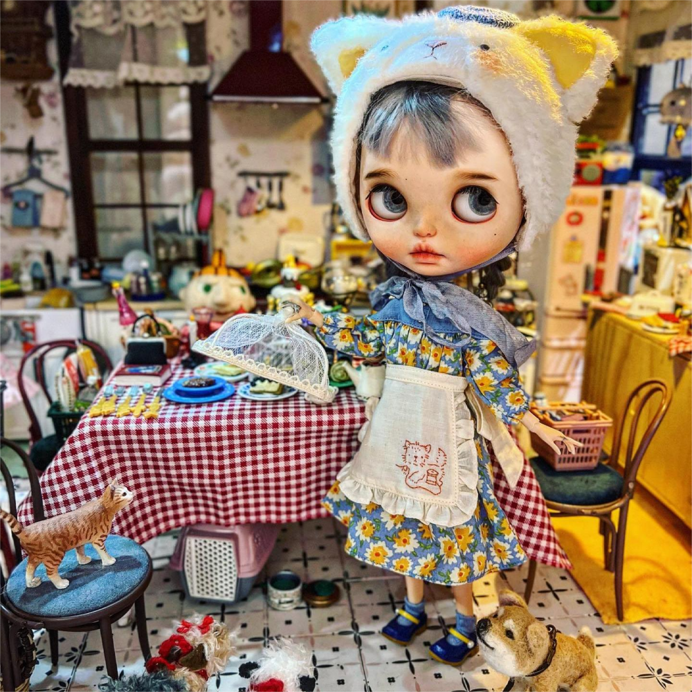 Food Cover  Dollhouse-1/6 1/12 Scale Dollhouse Miniature